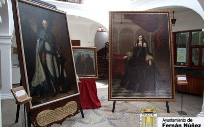 Expuestos los nuevos cuadros restaurados de Palacio Ducal