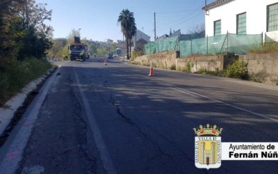 OBRAS: reparación del firme de la travesía de Fernán Núñez