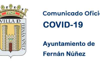 Comunicado del Ayuntamiento de Fernán Núñez sobre COVID-19