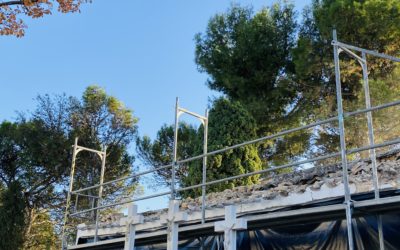 Comienza la rehabilitación de las cubiertas de los nichos históricos del Cementerio Municipal de Fernán Núñez